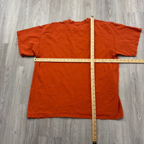 Vintage Nike Shirt Men's Extra Large XL Orange y2k Embroidered Swoosh Check - Picture 6 of 7